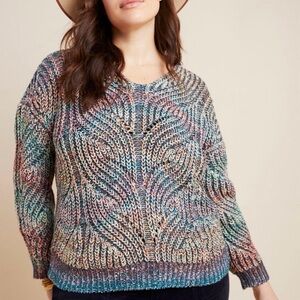 Anthropologie Plus Size Chroma Sweater, Size 3X